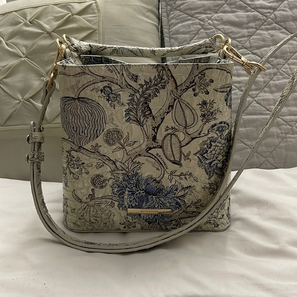 Brahmin small bucket bag